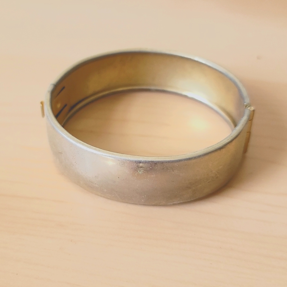 Chunky Plain Metal Bracelet
